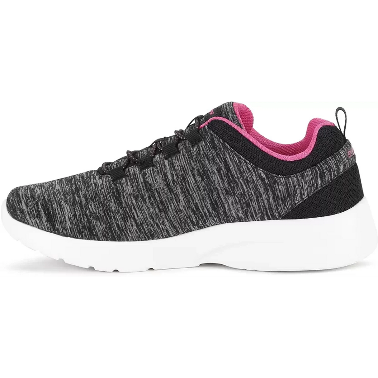 SKECHERS DYNAMIGHT 2.0- IN A FLASH Running Shoes For Women (Black, Grey) (12965-BKHP)