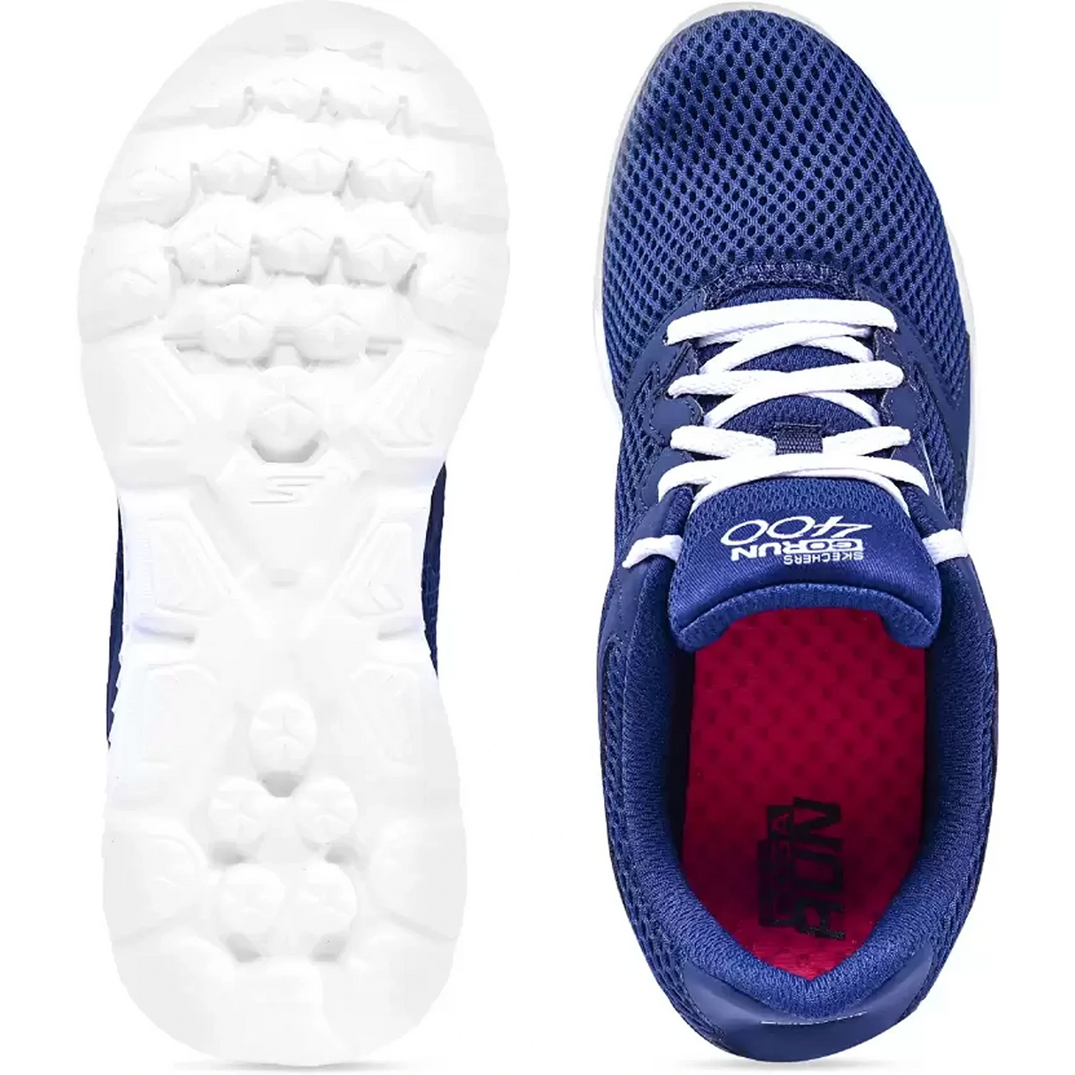 SKECHERS GO Run 400 Running Shoes For Women (Navy) (14350-NVW)