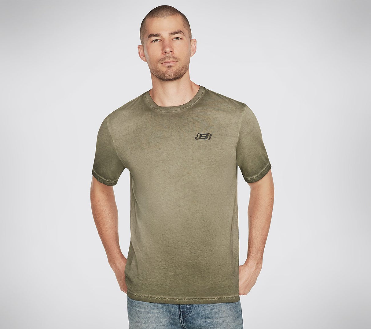 TRIPLE S WASH TEE (M1TS156A-OLV)