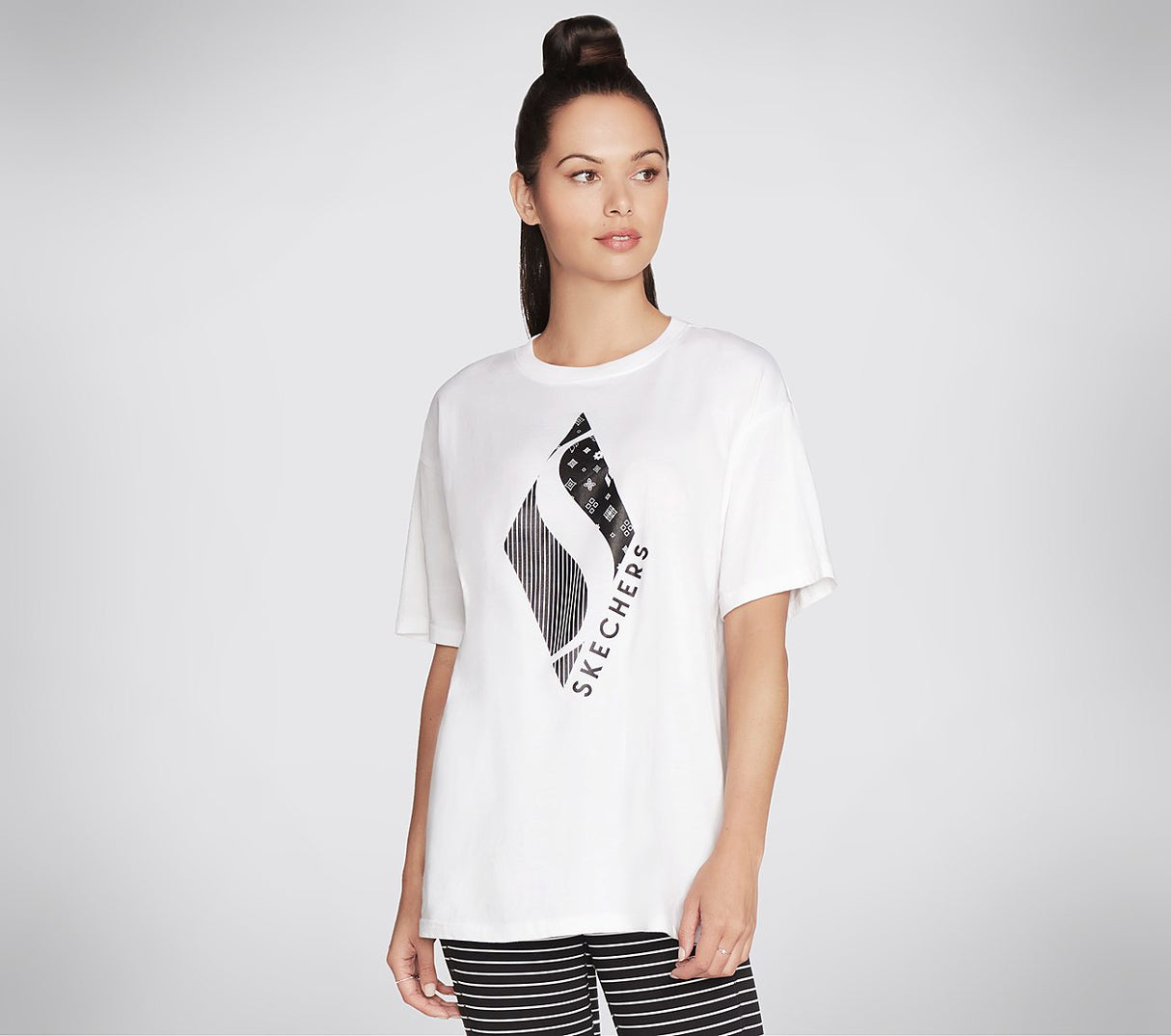 STATUS DIAMOND EVERYBODY TEE (W1TS333A-WHT)