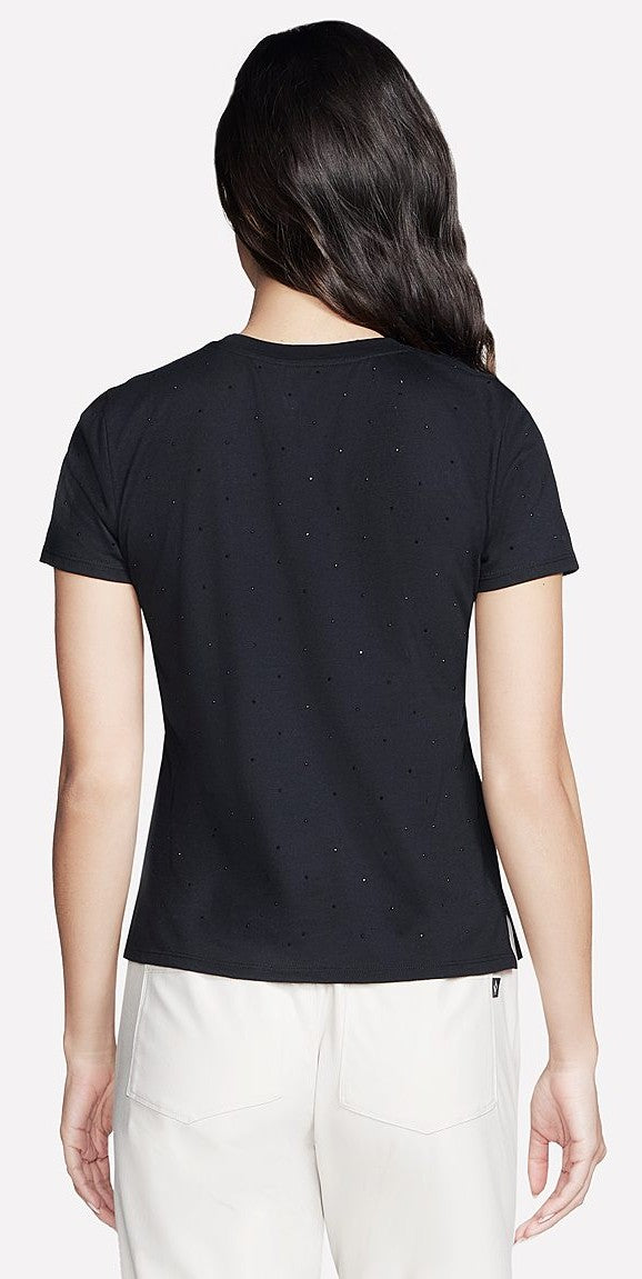 RHINESTONE TEE (TS91A-BLK)