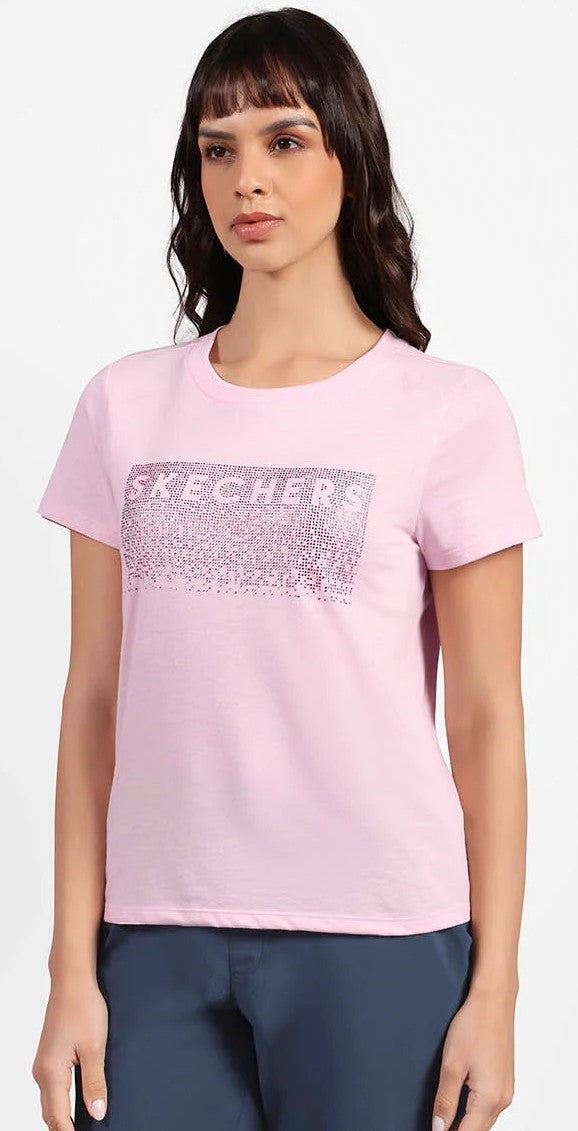 RHINESTONE CASCADE MODERN TEE (TS150A-WPK)