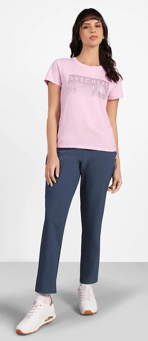 RHINESTONE CASCADE MODERN TEE (TS150A-WPK)