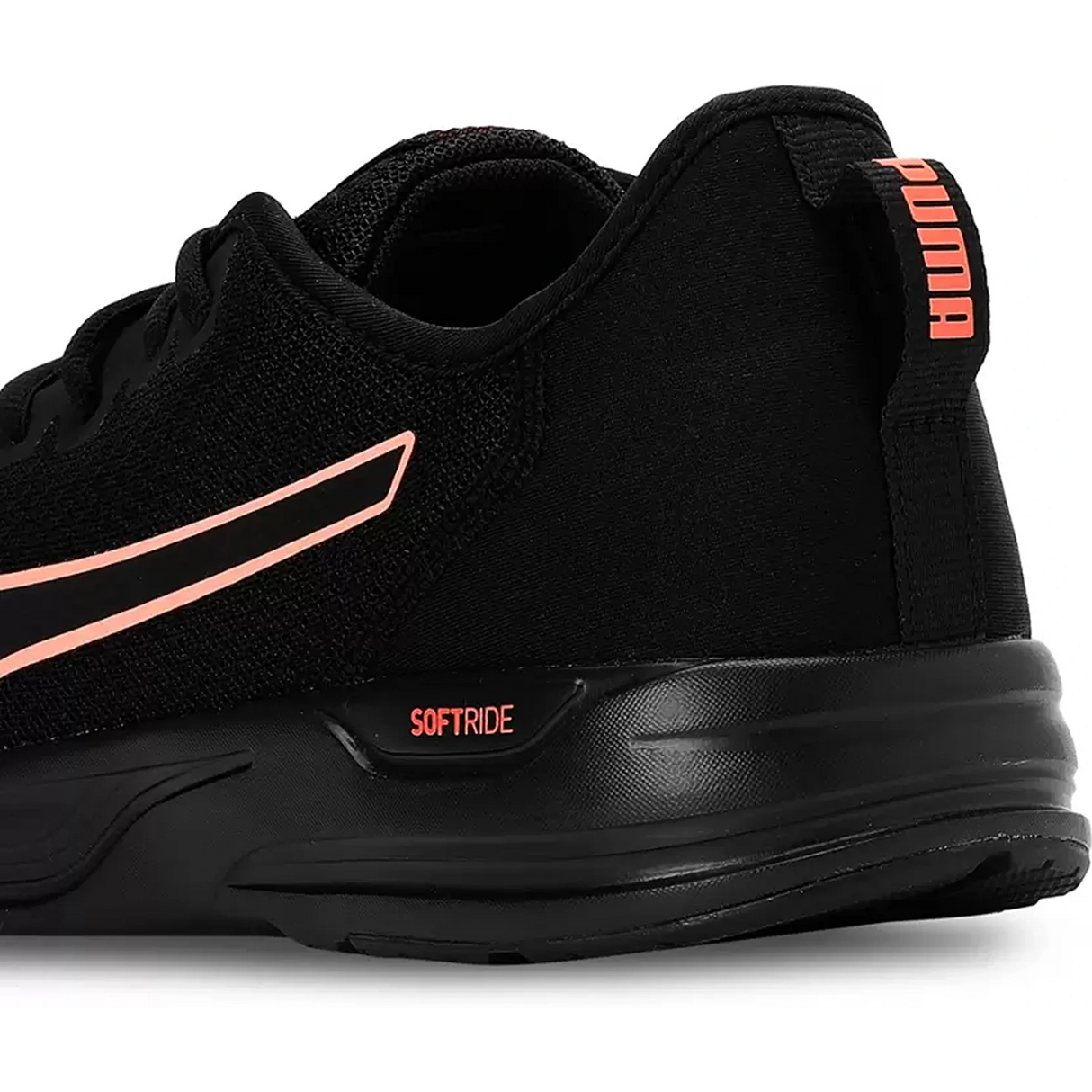 Puma Men's Accent Black-Lava Blast Running Shoe (19551502)