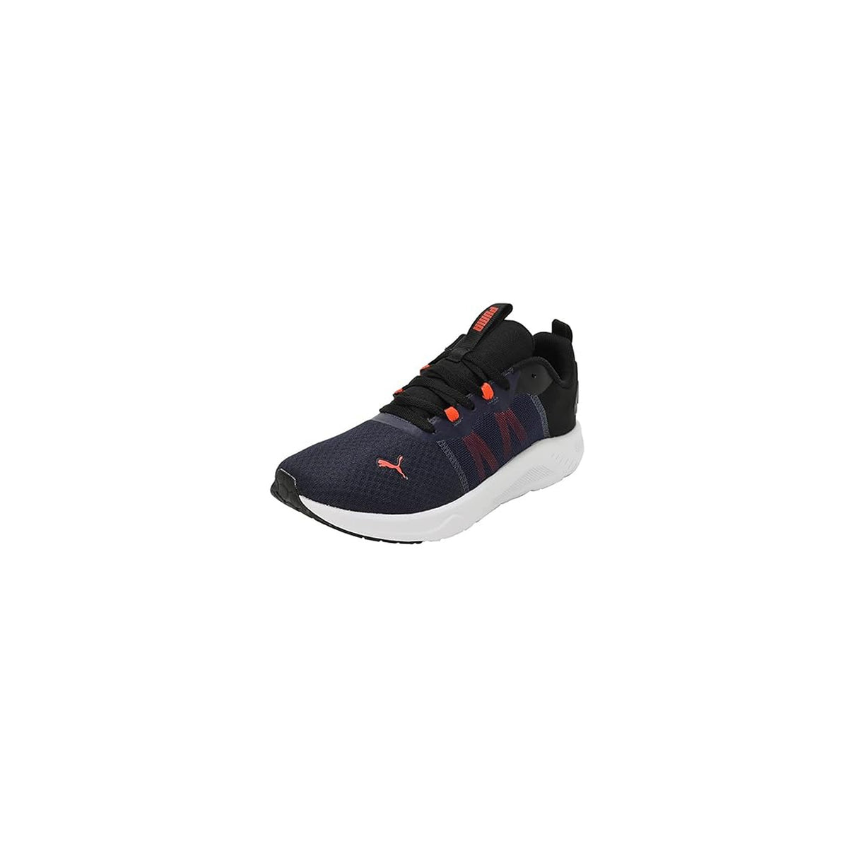 Puma Mens Calit Black-Hot Heat-Navy Running Shoe(31041903)