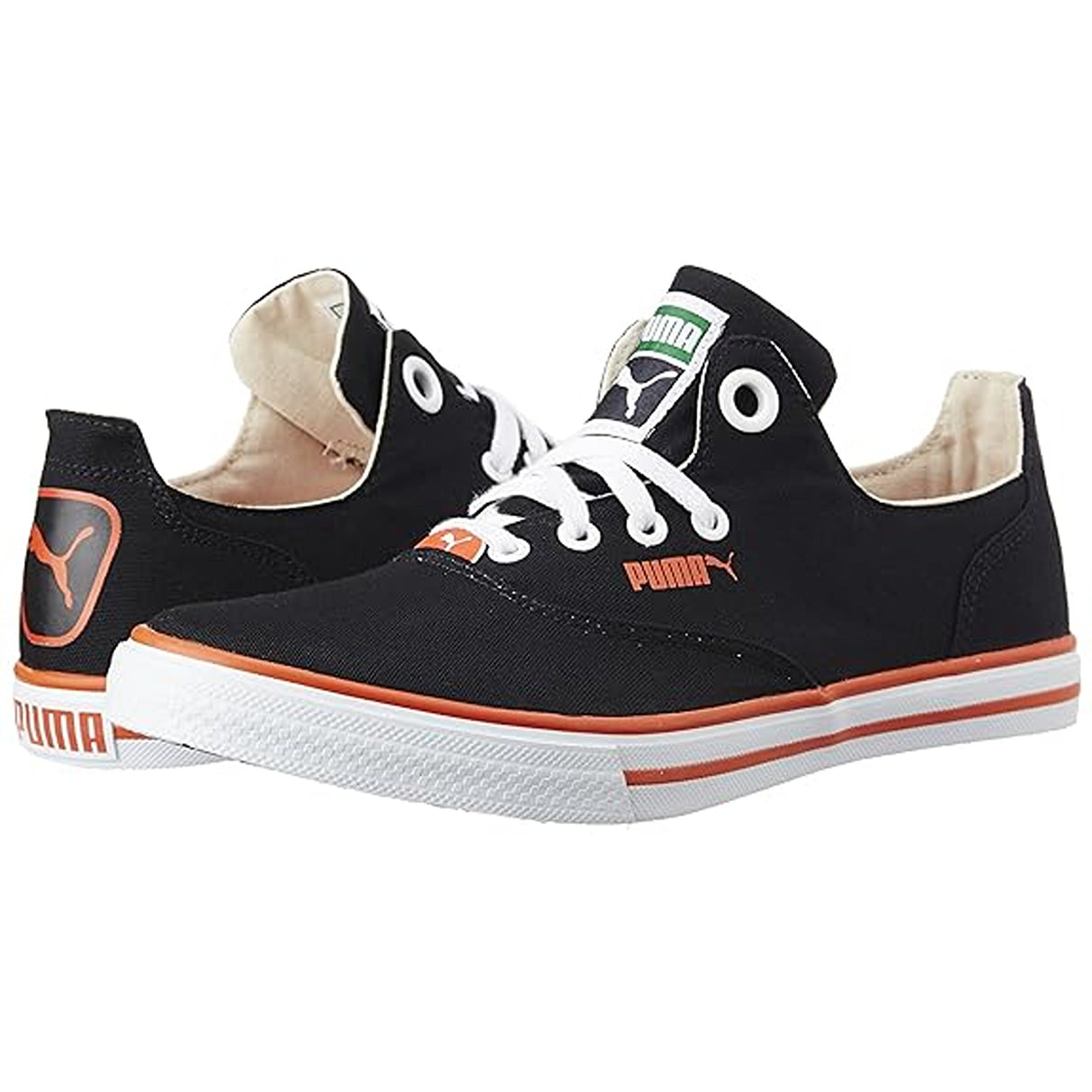 Puma Women's Limnos Black-High Risk Red (36078409)