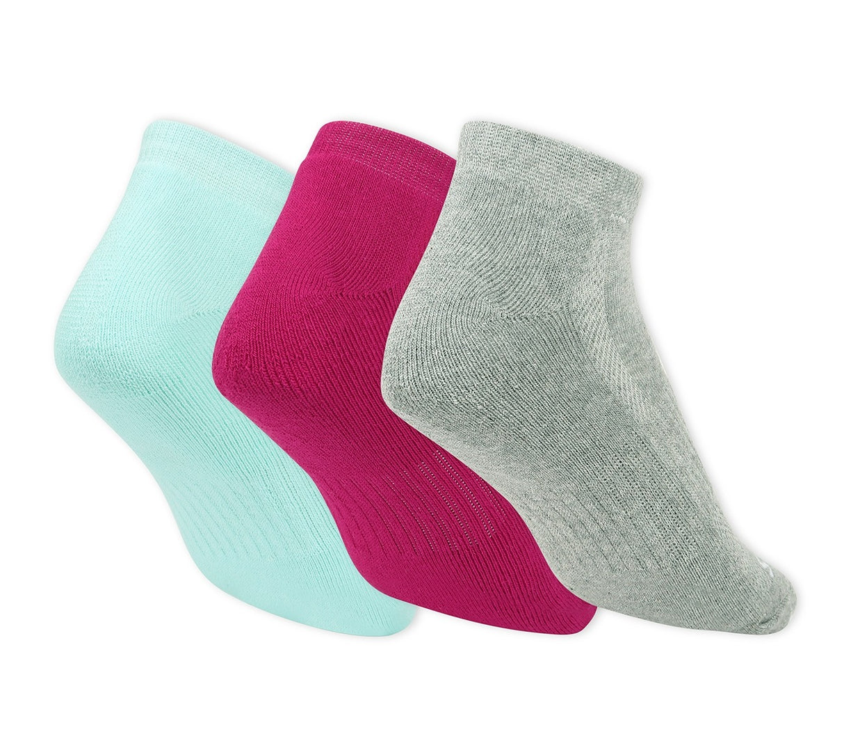 3PK WOMENS HALF TERRY ANKLE (S20070ID-GAQP)