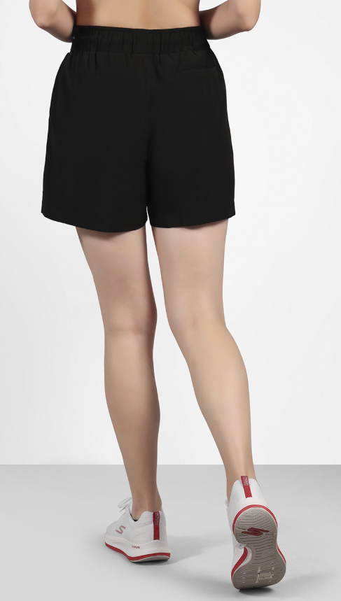 TOWEL LOOP WAISTBAND SHORTS (SH0019ID-BLK)