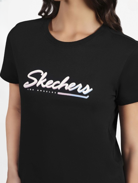 FLOWER DOODLE BRANDING TEE (TS0093ID-BLK)