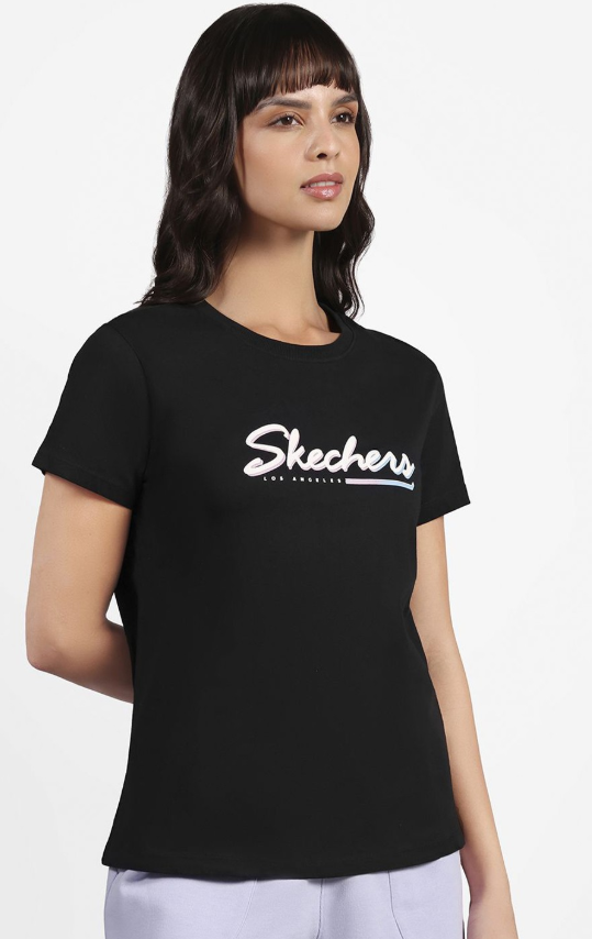 FLOWER DOODLE BRANDING TEE (TS0093ID-BLK)