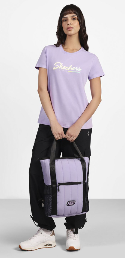 FLOWER DOODLE BRANDING TEE (TS0093ID-PRPW)