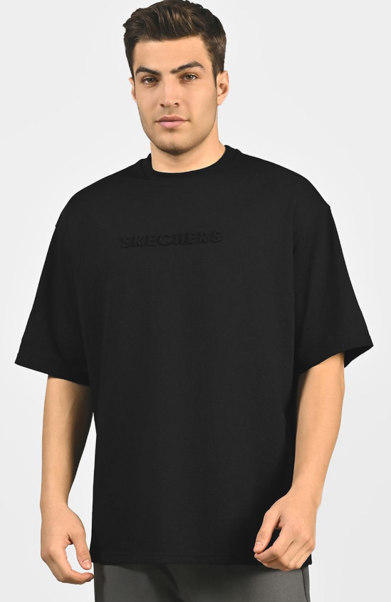 EMBOSSED LOGO T-SHIRT (TS0144ID-BCBL)