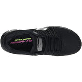 Skechers (SKEES), women's sports shoes, synergy book (11963-BLACK)