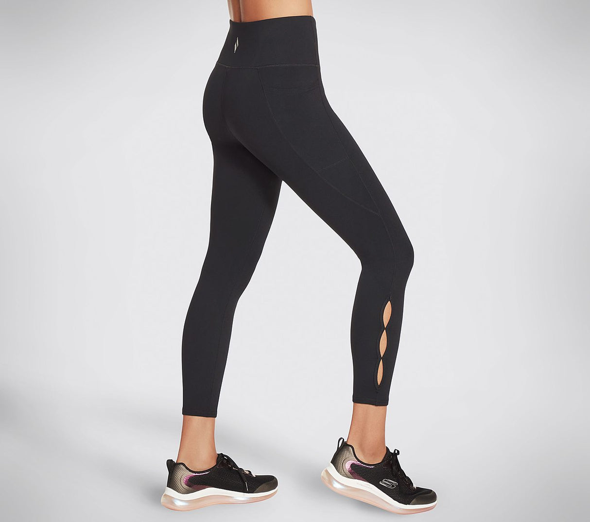 GOFLEX SLIT HW 7/8 LEGGING (W1LG150-BLK)