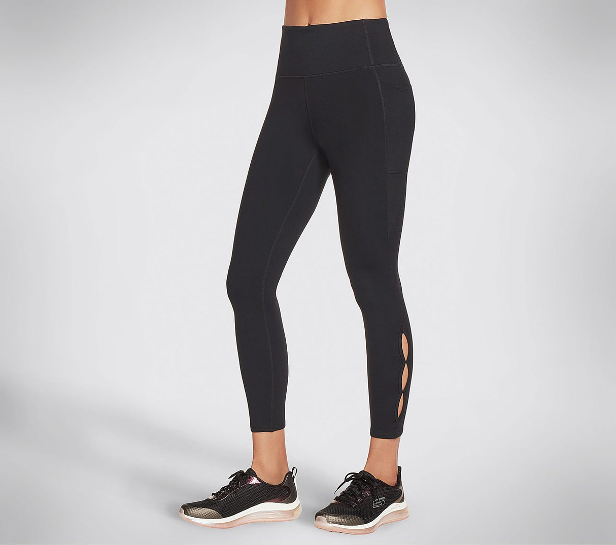 GOFLEX SLIT HW 7/8 LEGGING (W1LG150-BLK)