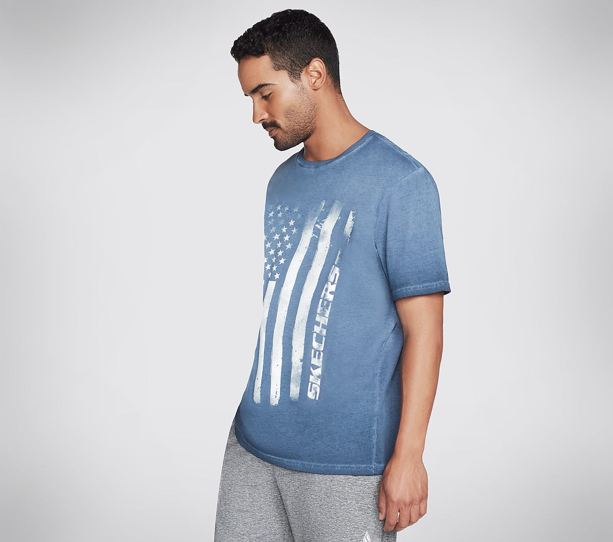 SKECH DYE FLAG TEE (M1TS301A-NVY)