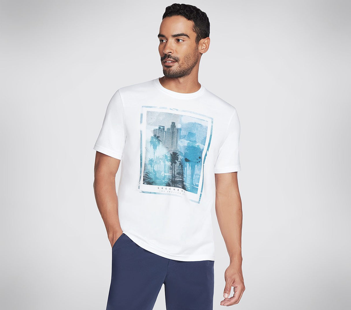 SKECHERS CITY 92 TEE (M1TS308A-WHT)
