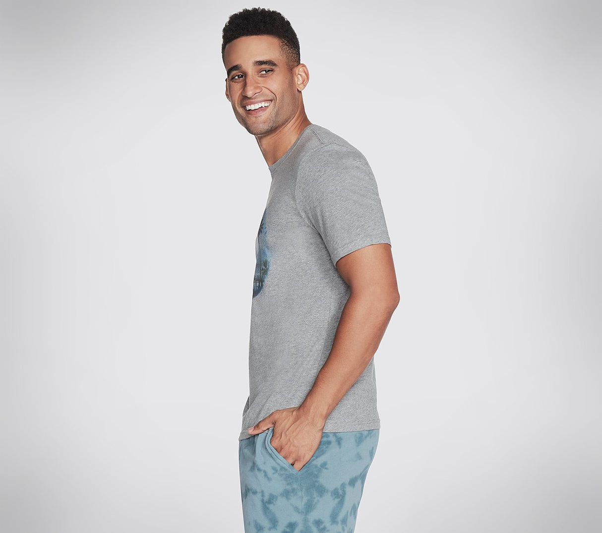 SKECHERS PIER TEE (M1TS309A-LTGY)
