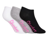 Skechers Polyester Womens S20006Id Ankle Length Socks-Wbgy Medium, Assorted(S20006ID-WBGY_M)