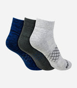 Skechers Cotton Mens Short Socks Black(S20038ID-BLGY_L)
