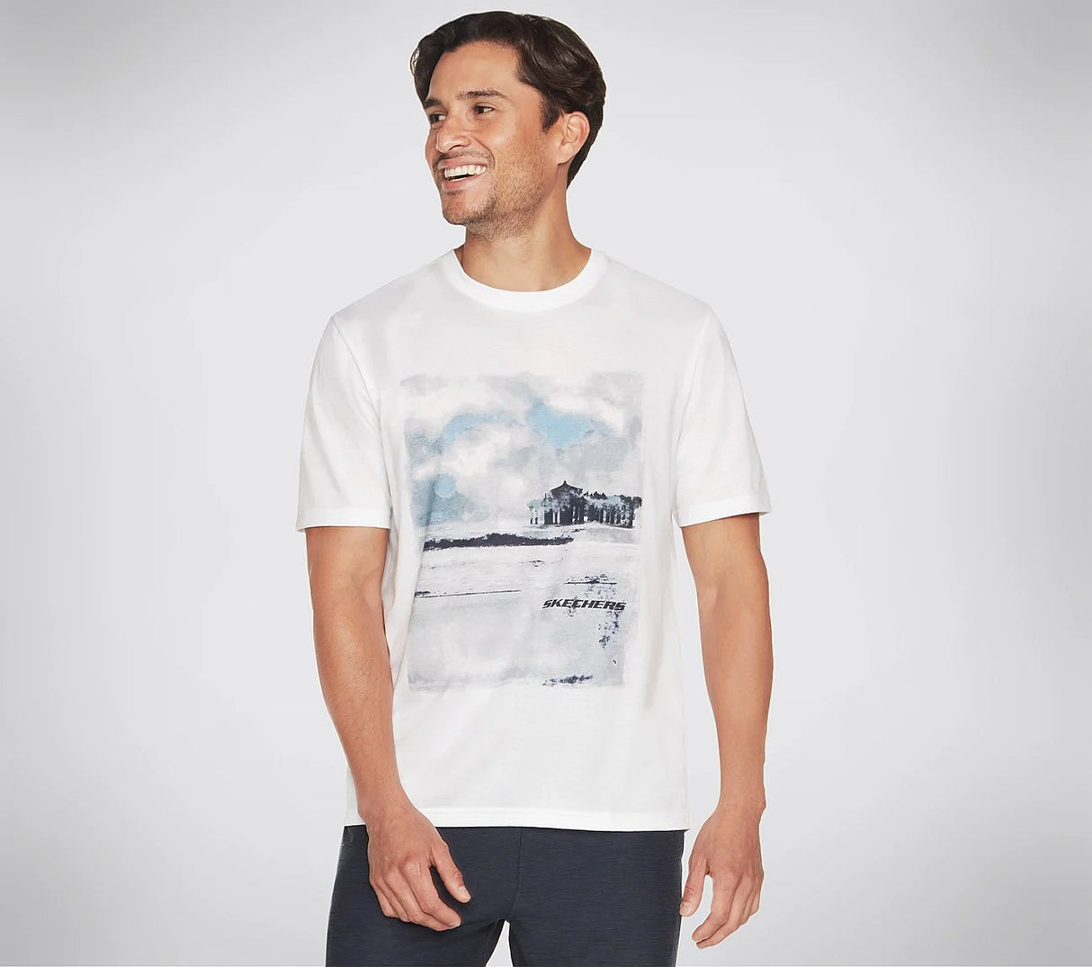 WAVE BREAK TEE (MTS371A-WHT)