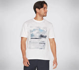 WAVE BREAK TEE (MTS371A-WHT)