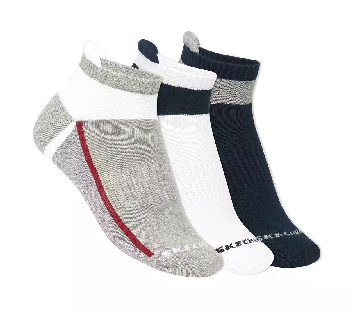 3PK MENS HALF TERRY ANKLE (S20066ID-WBGY)