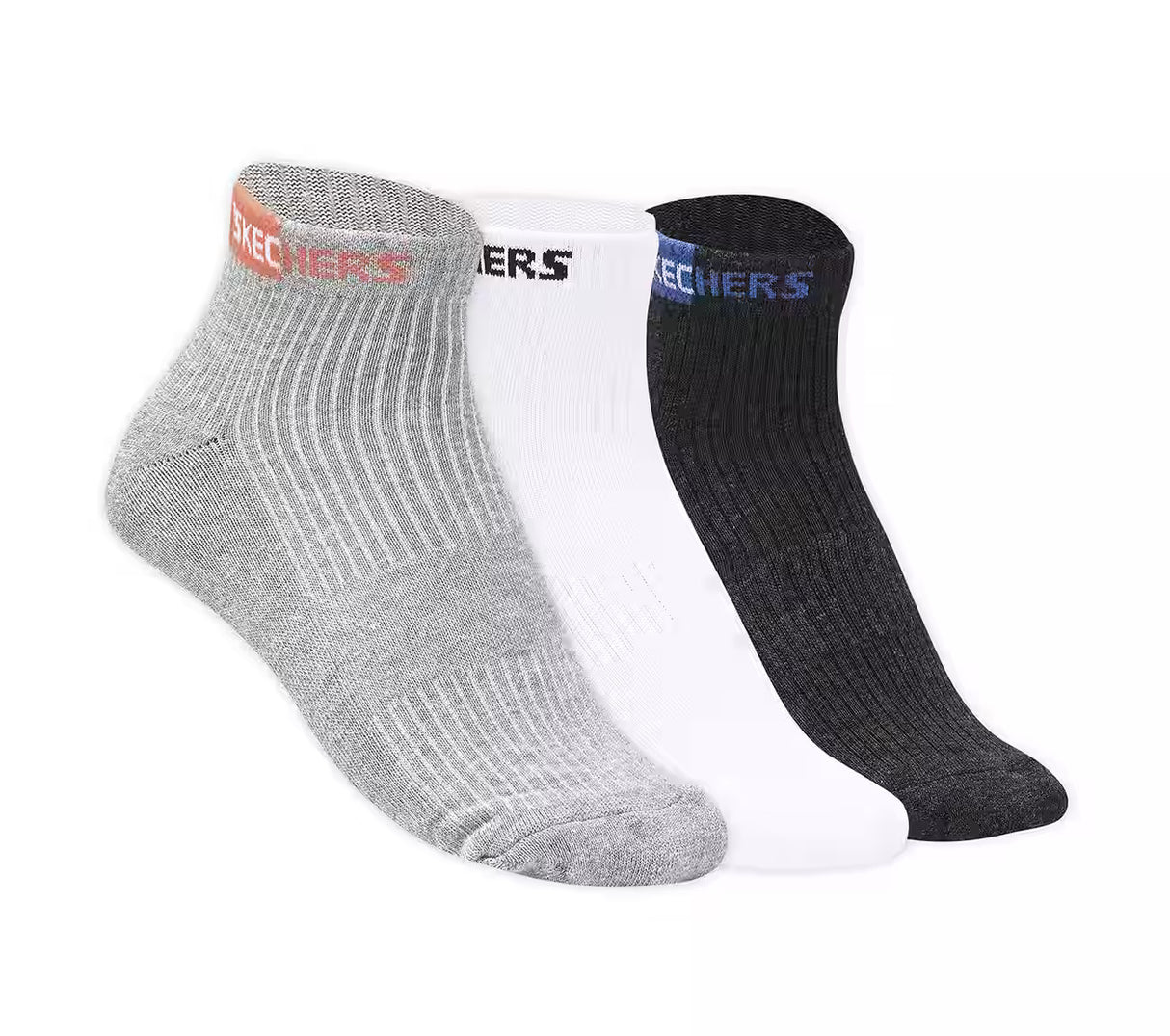3PK MENS HALF TERRY ANKLE (S20074ID-BKWG)