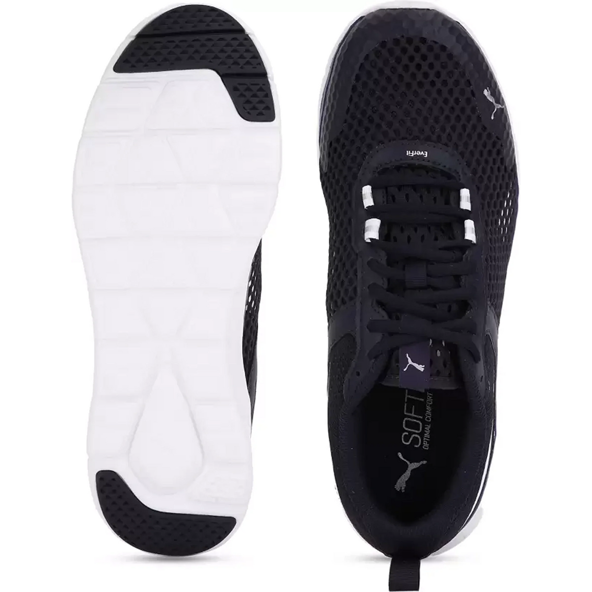 Puma Men's Flex Essential Pro Peacoat-Puma White Running Shoe (36527212)