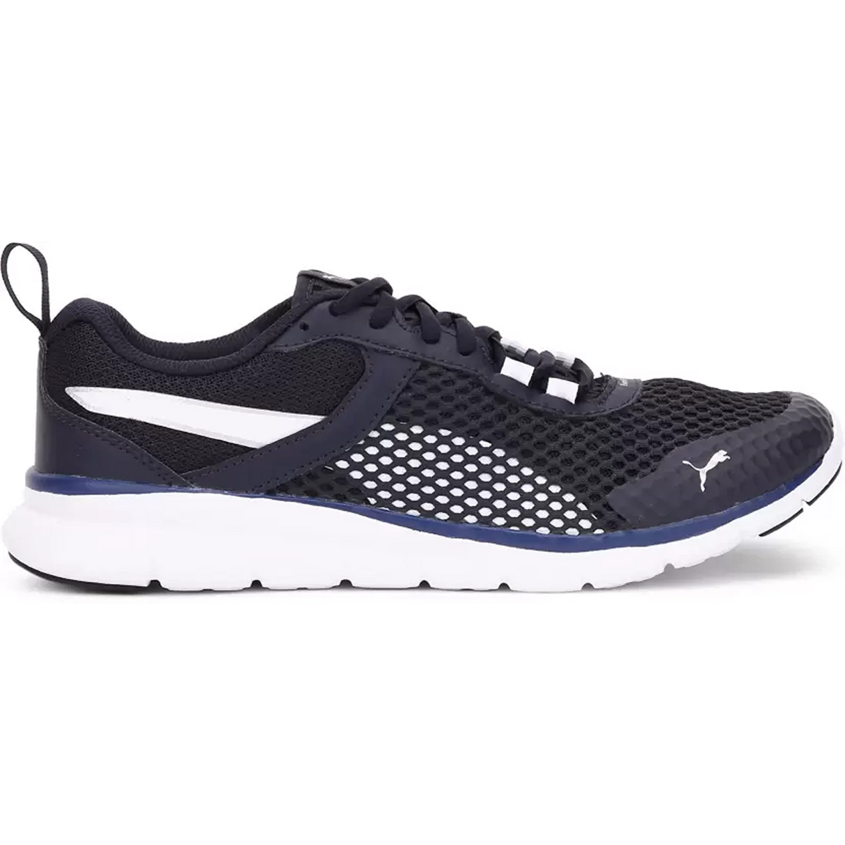 Puma Men's Flex Essential Pro Peacoat-Puma White Running Shoe (36527212)