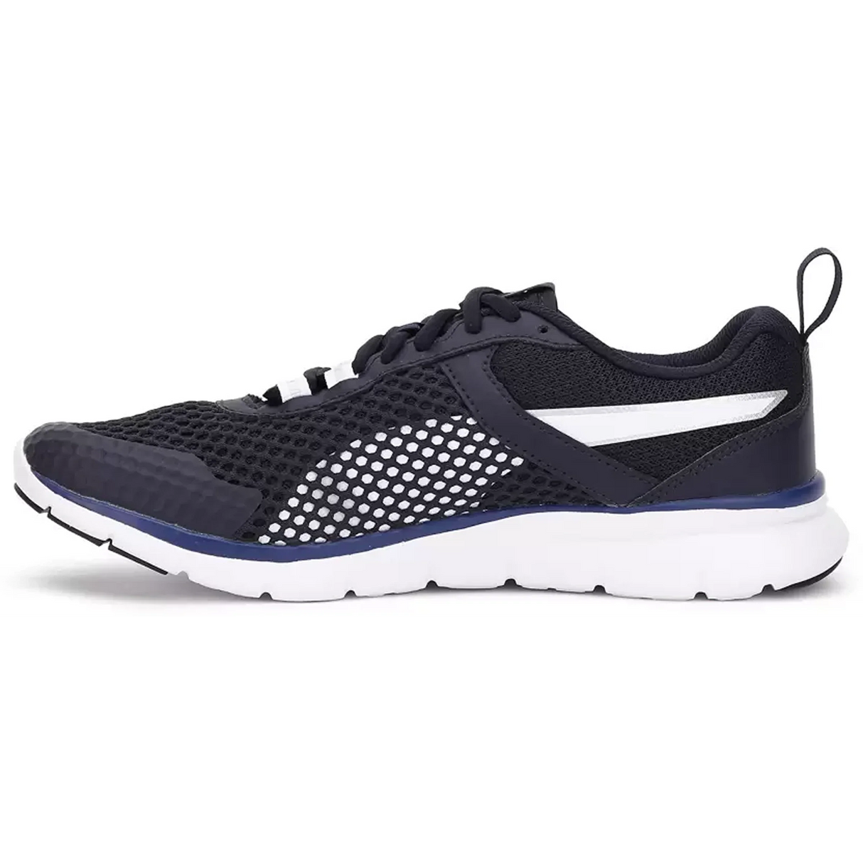 Puma Men's Flex Essential Pro Peacoat-Puma White Running Shoe (36527212)