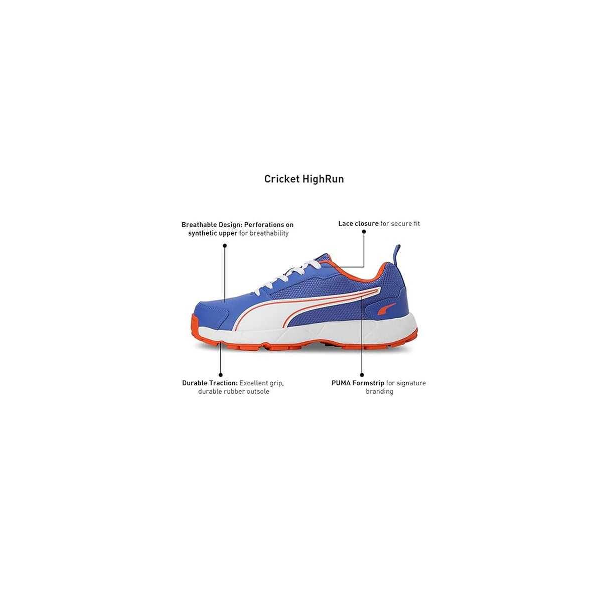 Puma Men's Cricket HighRun Cricket Shoe(10780604)