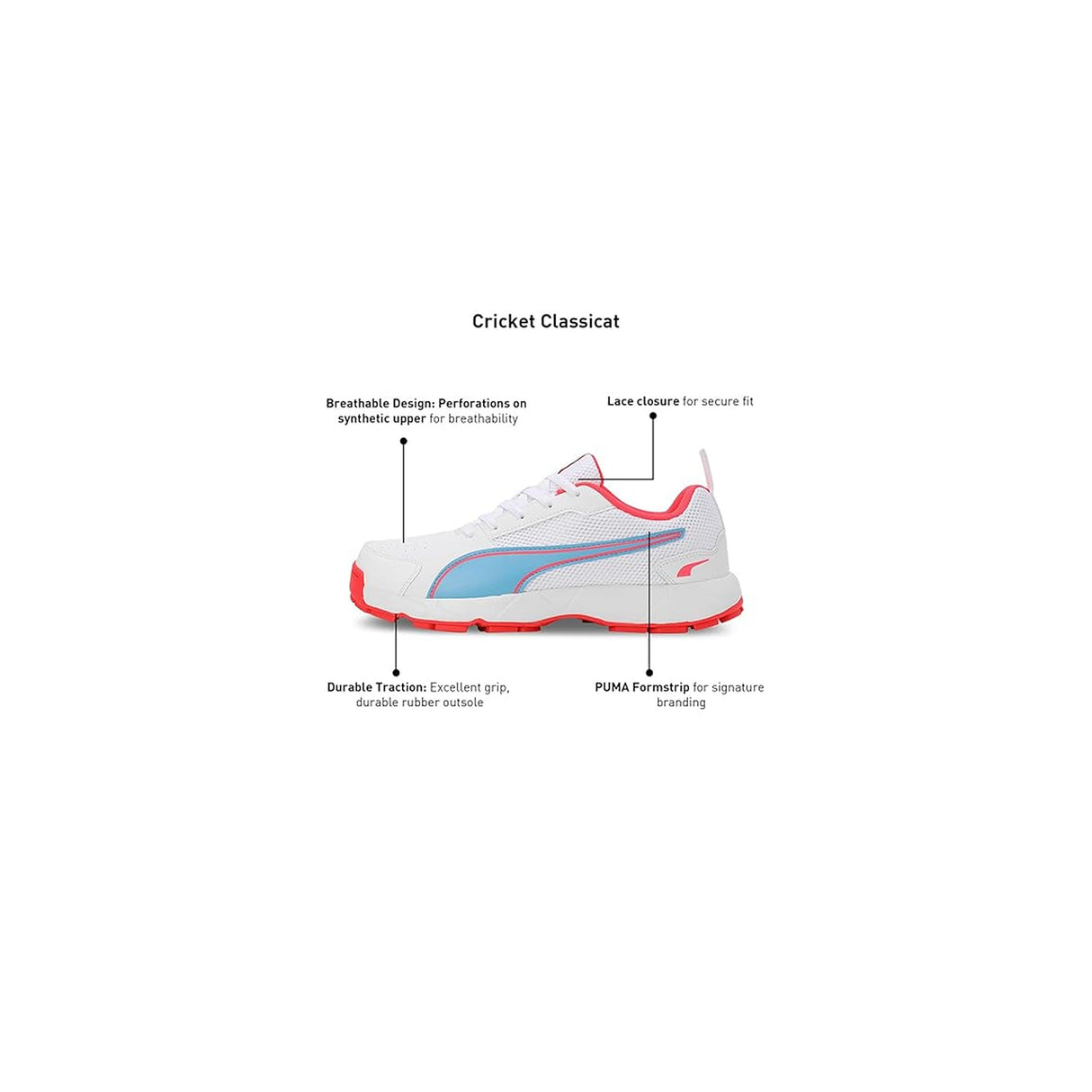 Puma Men's Cricket HighRun Cricket Shoe(10780606)