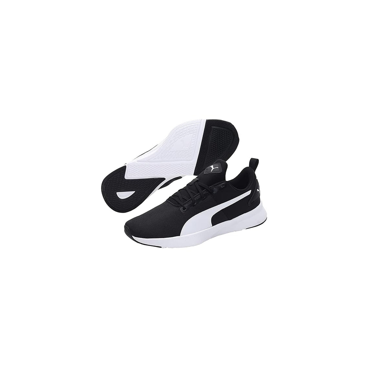 Puma Men's Adult Flyer Runner Mesh Black-White Running Shoe(19534301)