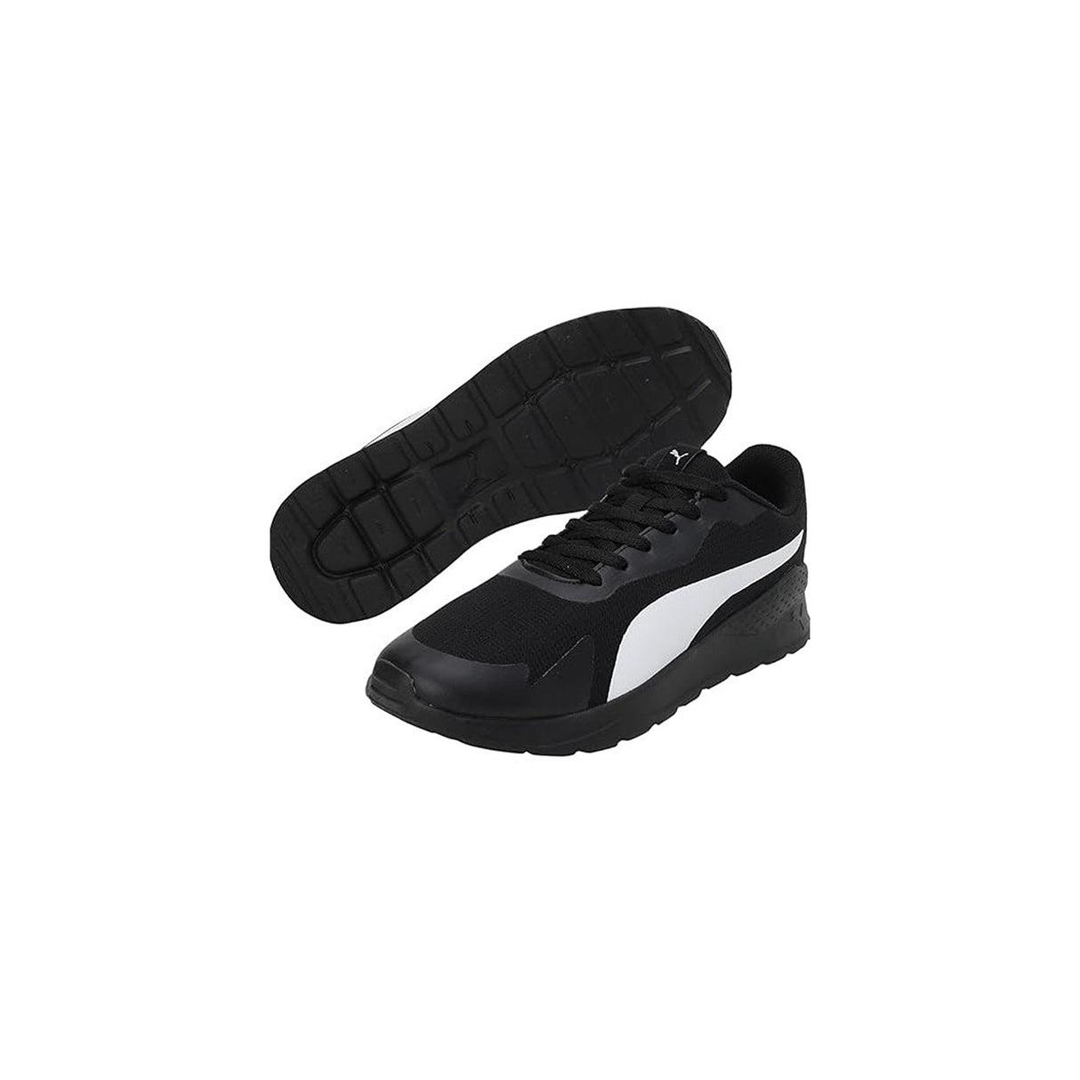 Puma Mens Trafford Black-White Sneaker (39182901)