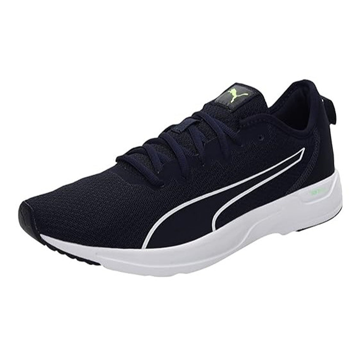 Puma Men's Accent Black-Lava Blast Running Shoe (19551507)