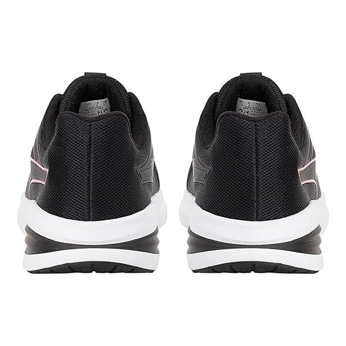 Puma Men's Transport Black-High Risk Red Walking Shoe (37702803)