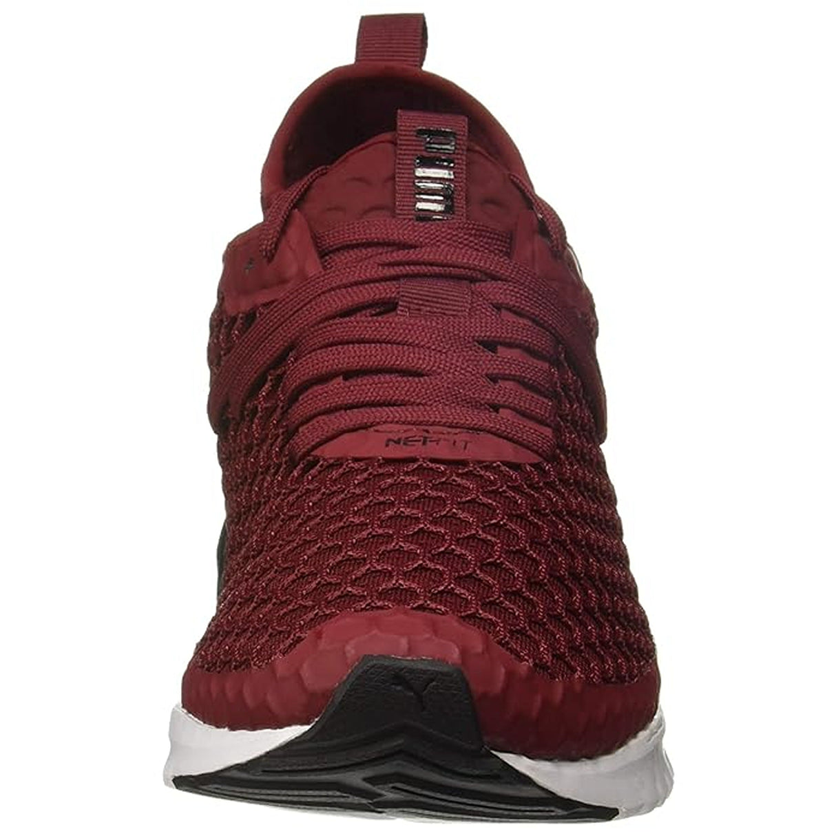 Puma Men's IGNITE Dual NETFIT Pomegranate Running Shoes For Men (19000207)