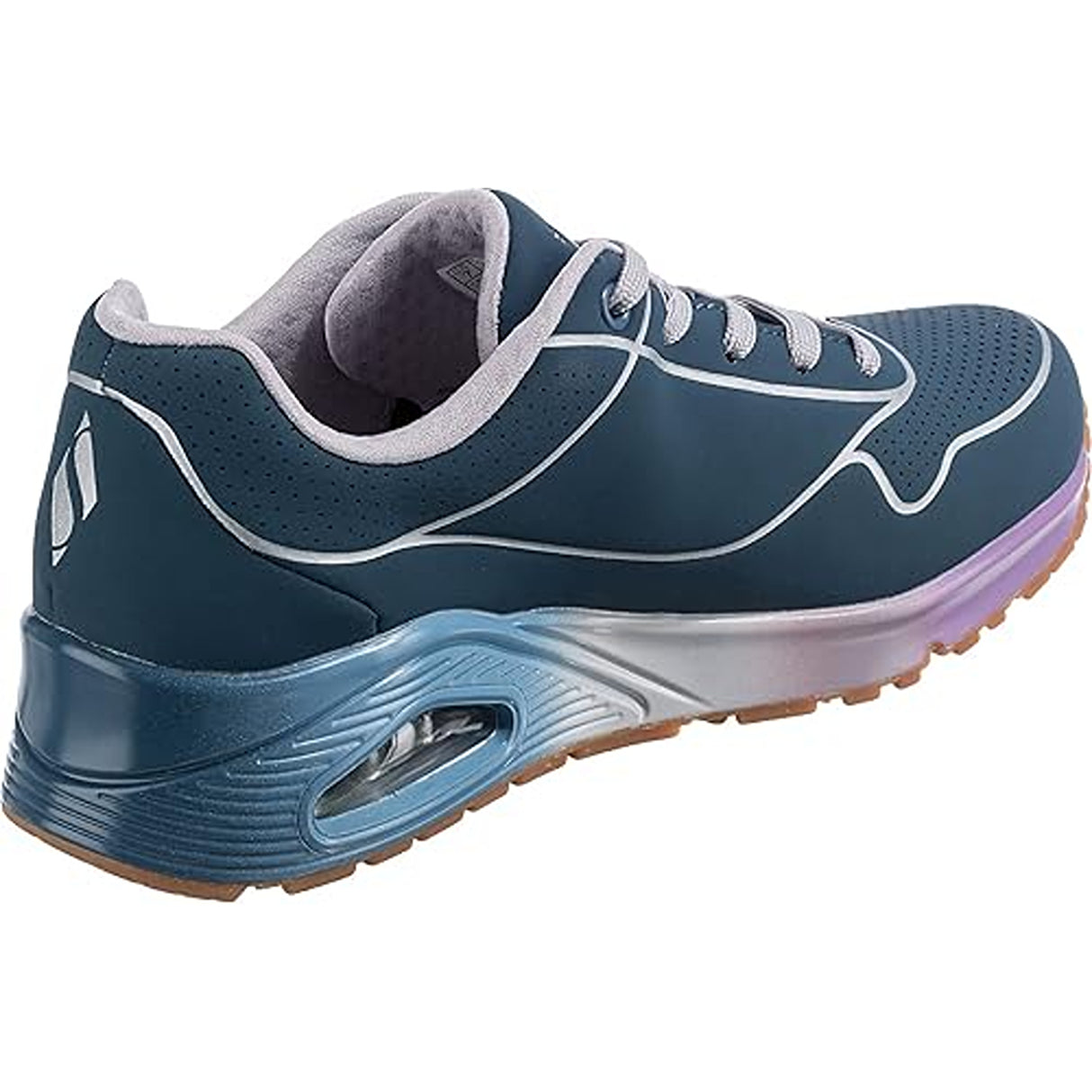 Skechers Women's Uno Cool Heels Lace Up Shoe (155181-SLT)