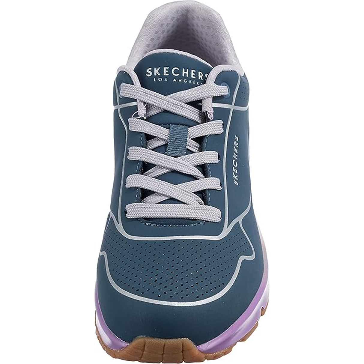 Skechers Women's Uno Cool Heels Lace Up Shoe (155181-SLT)