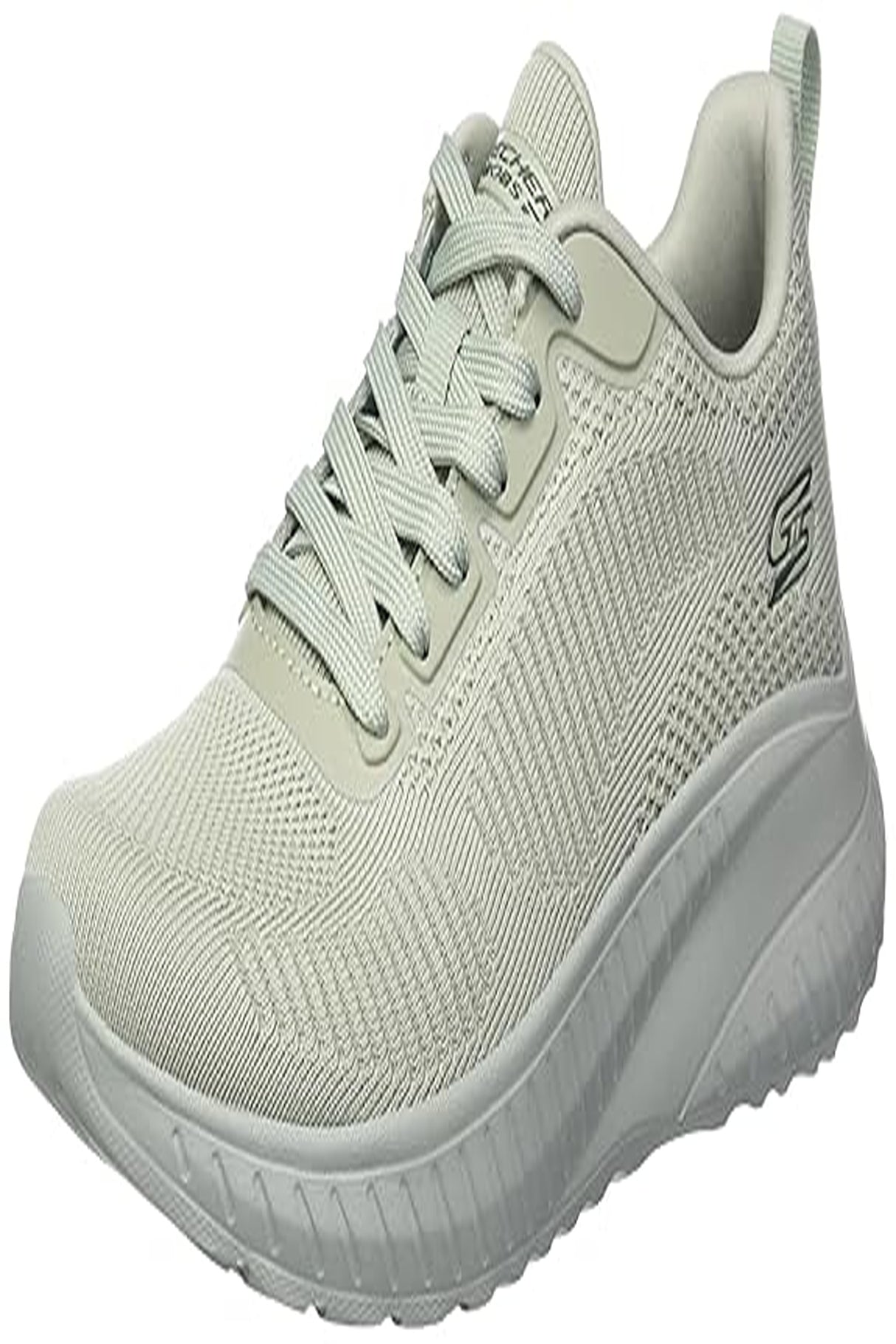 Skechers Women's BOBS SQUAD CHAOS-FACE OFF Casual Sneakers for (117209-SAGE)