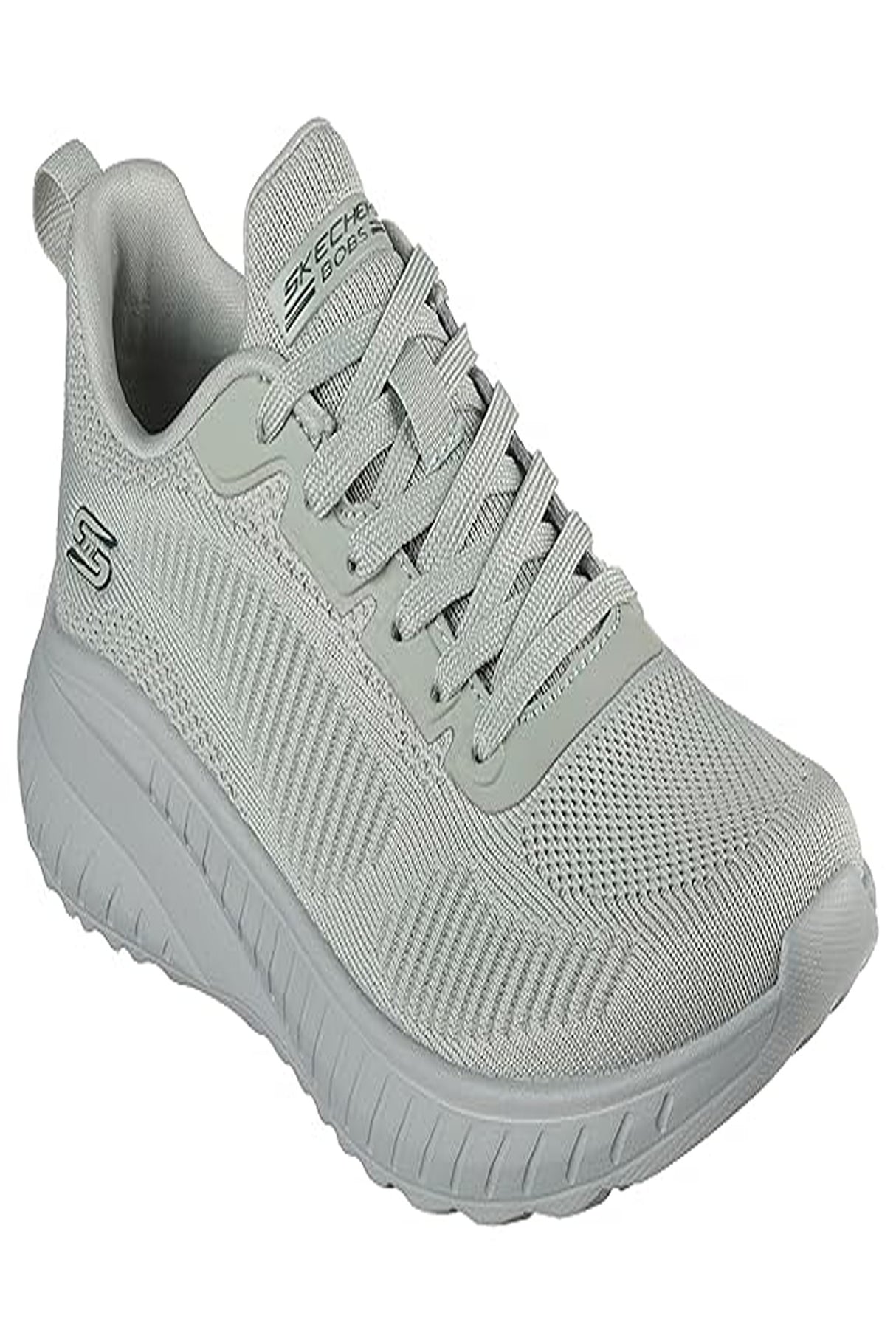 Skechers Women's BOBS SQUAD CHAOS-FACE OFF Casual Sneakers for (117209-SAGE)