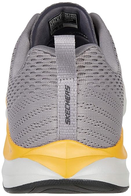 Skechers Ultra Groove - TEMPL Men's Shoes Grey Yellow (232032-GYYL)