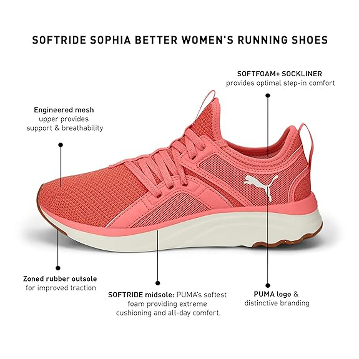 Puma Womens Softride Sophia Better WN's Walking Shoe (37619405)
