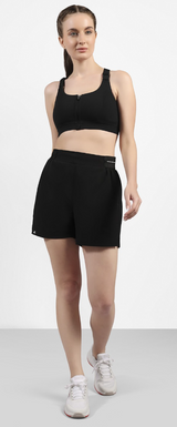 TOWEL LOOP WAISTBAND SHORTS (SH0019ID-BLK)