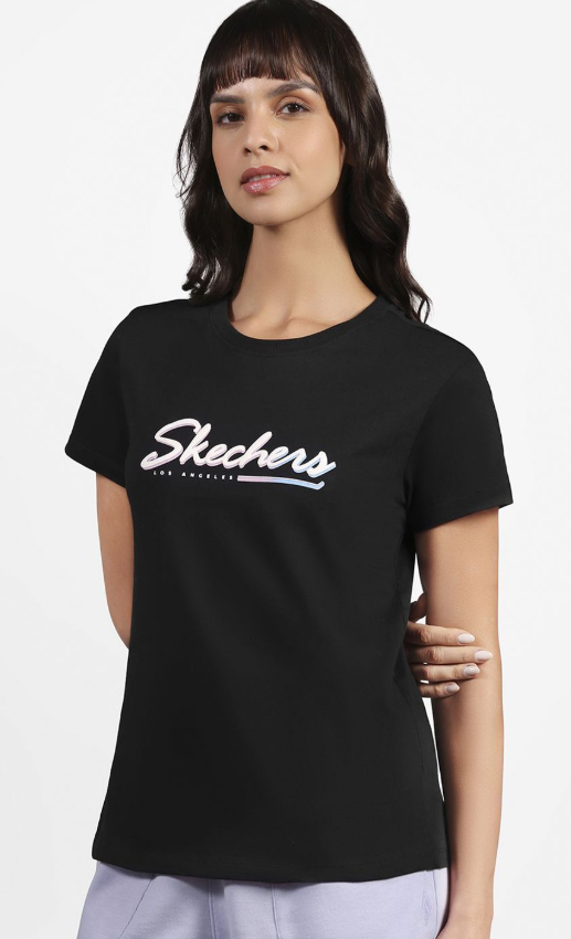 FLOWER DOODLE BRANDING TEE (TS0093ID-BLK)