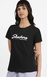 FLOWER DOODLE BRANDING TEE (TS0093ID-BLK)