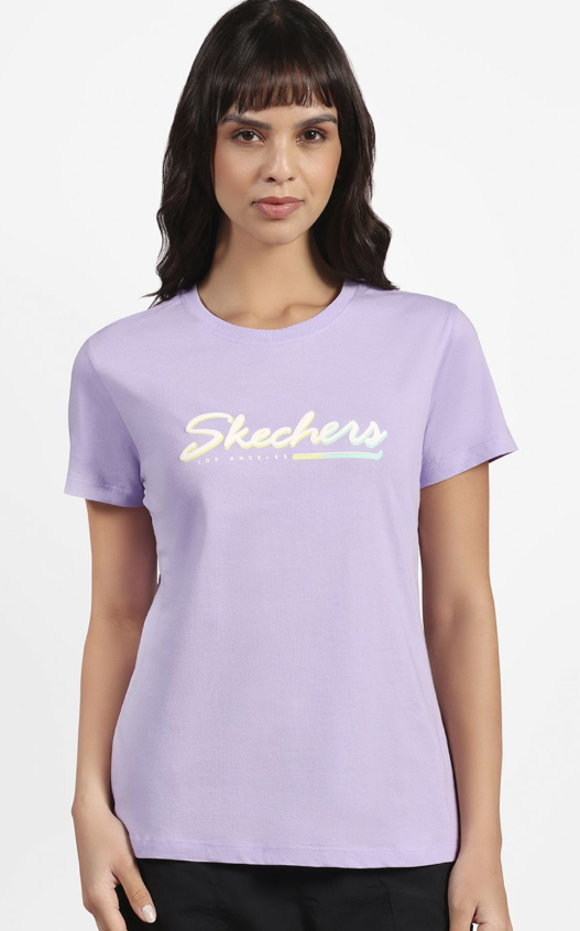 FLOWER DOODLE BRANDING TEE (TS0093ID-PRPW)