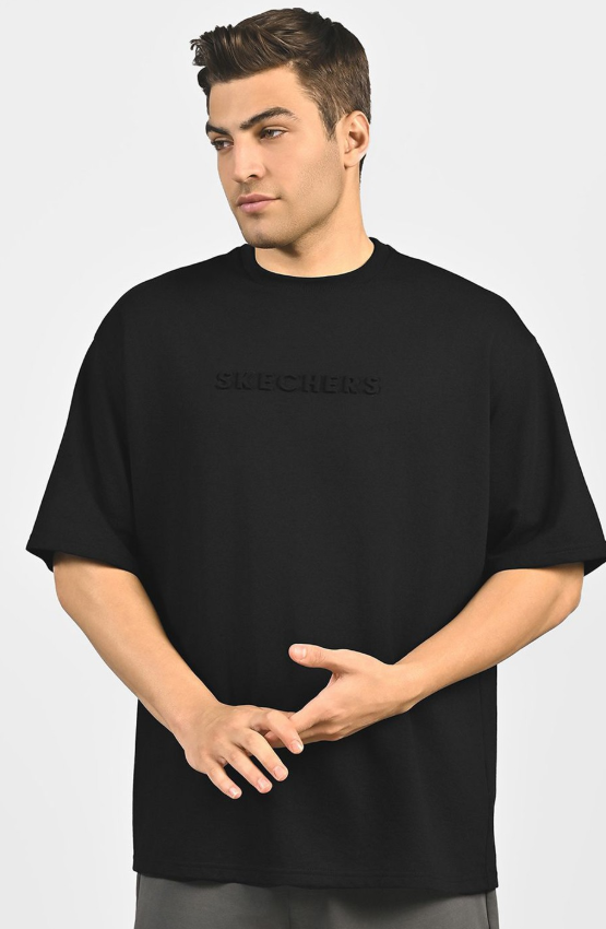 EMBOSSED LOGO T-SHIRT (TS0144ID-BCBL)