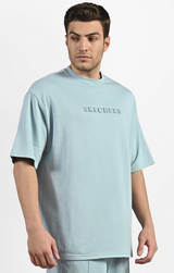 EMBOSSED LOGO T-SHIRT (TS0144ID-LGBL)